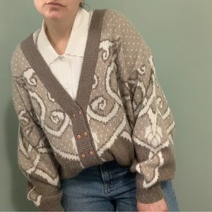 VINTAGE double button cardigan